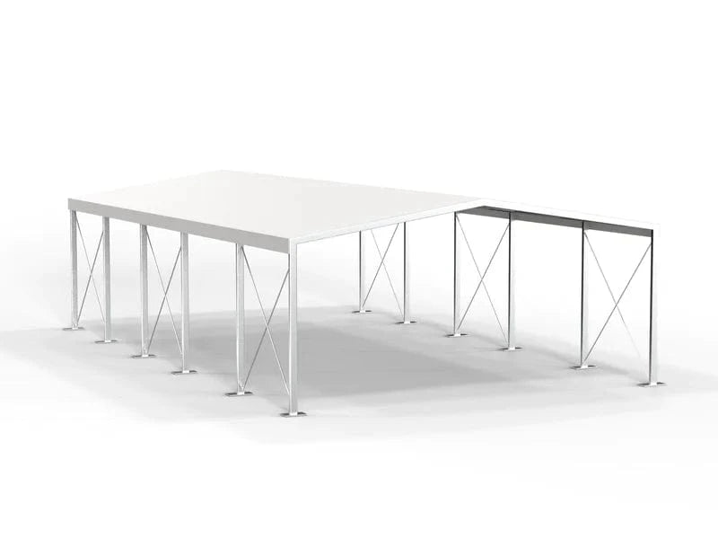 20m x 12.2m Galvanized steel – Loading bay shelter- 850g/m2 double coated PVC