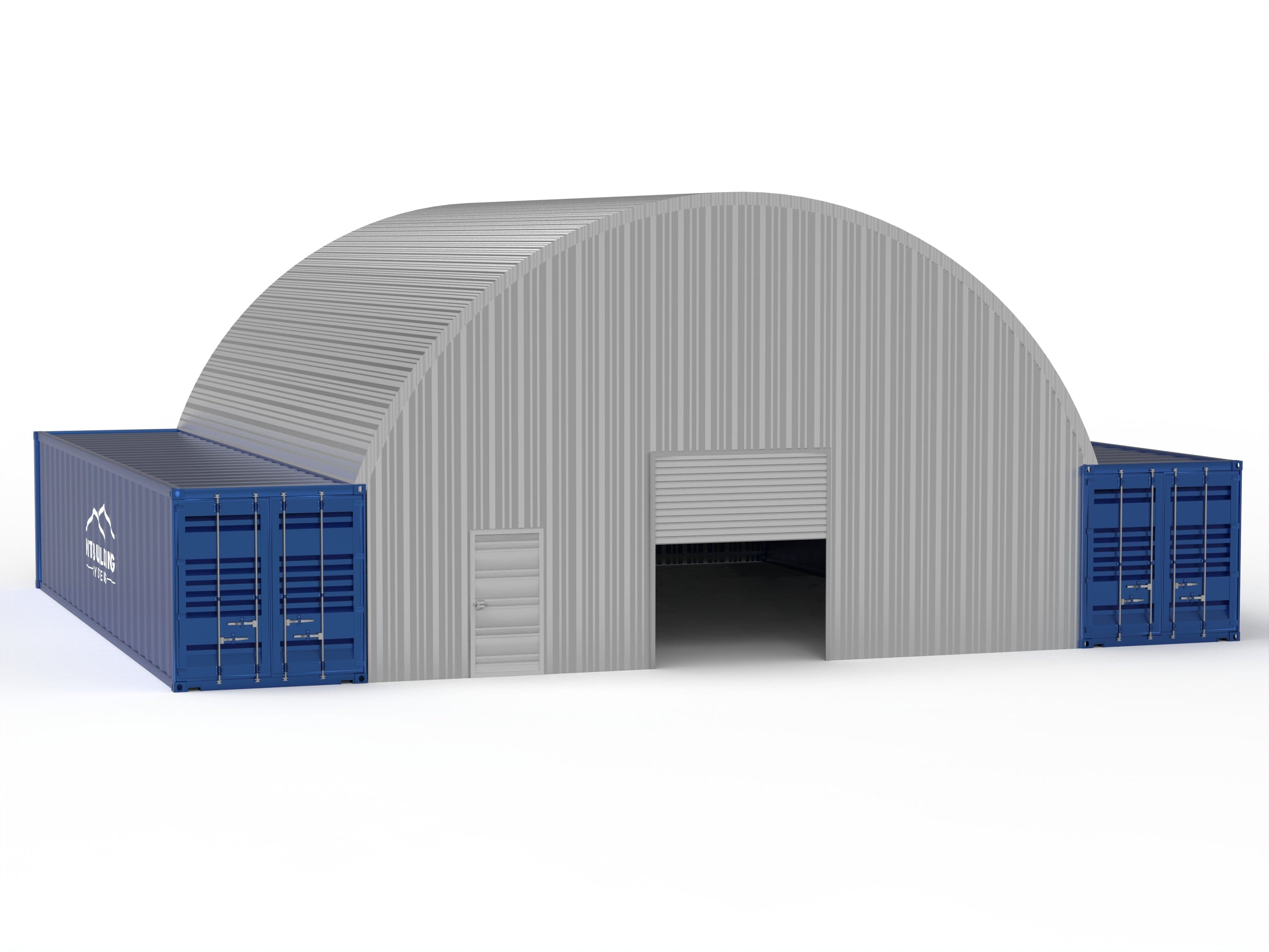 Coberturas para Contentores de Aço - 33ft x 40ft x 12ft (10m x 12m x 3.6m)