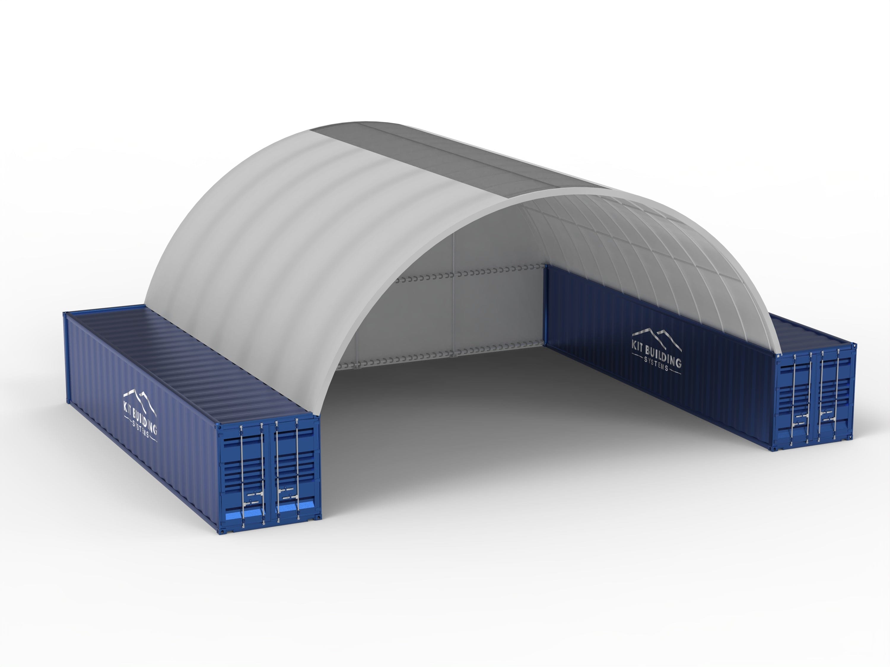 Coberturas para contentores - 40 pés x 40 pés x 15 pés (12m x 12m x 4,5m)