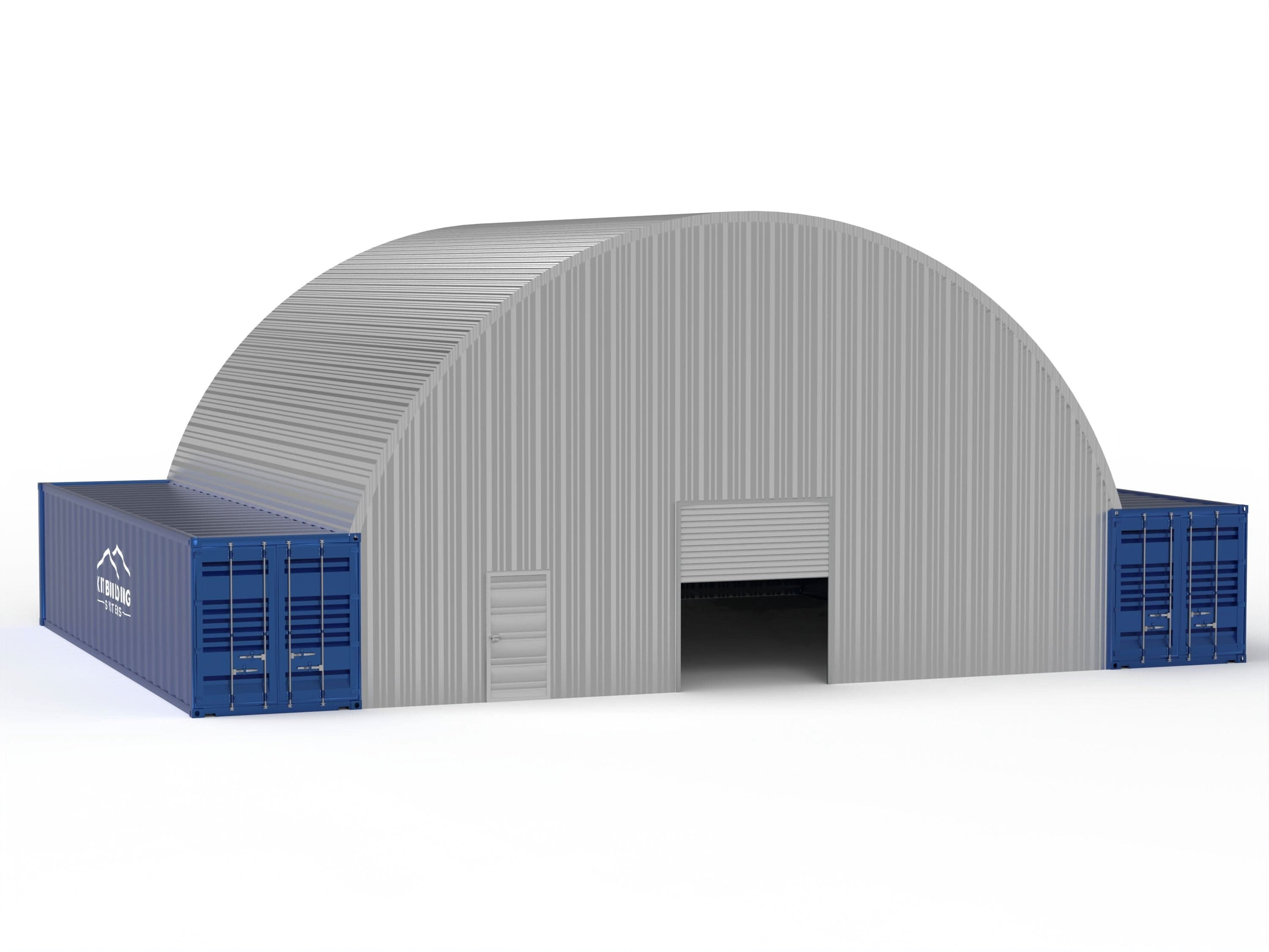 Coberturas de Contêiner de Aço - 40ft x 40ft x 15ft (12m x 12m x 4,5m)