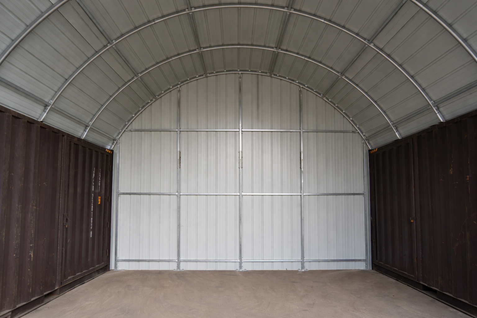 Coberturas para Contentores de Aço - 20ft x 20ft x 6,5ft (6m x 6m x 2m)