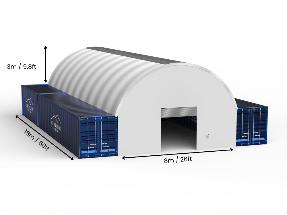 Coberturas para Contêiner - 26ft x 20ft x 10ft (8m x 6m x 3m)