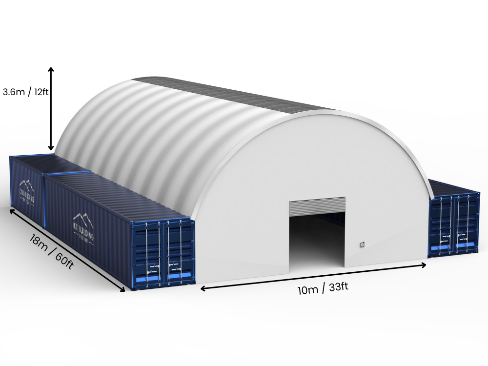Coberturas para Contêiner - 33ft x 20ft x 12ft (10m x 6m x 3,6m)