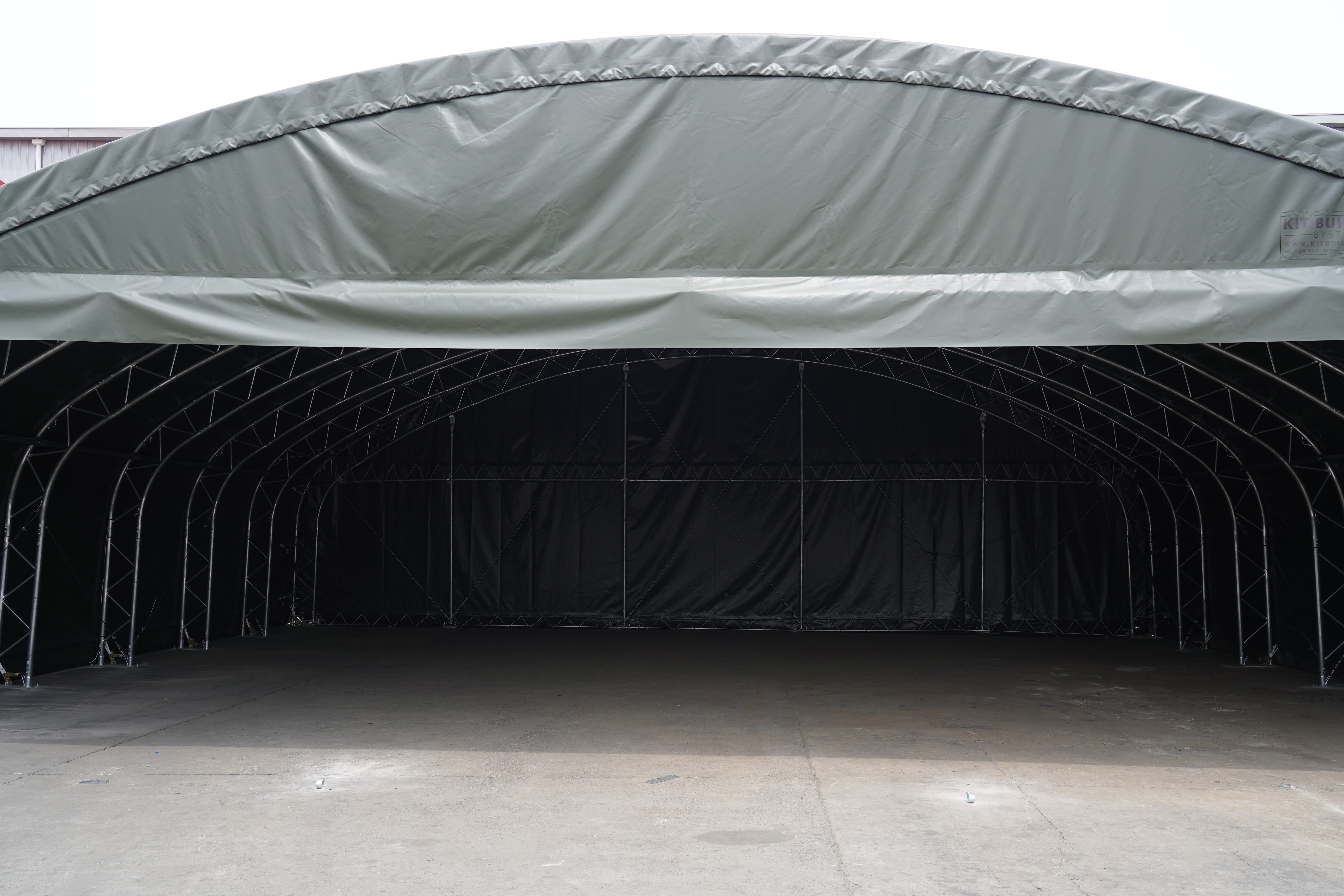 Hangar de aeronaves | Cinza