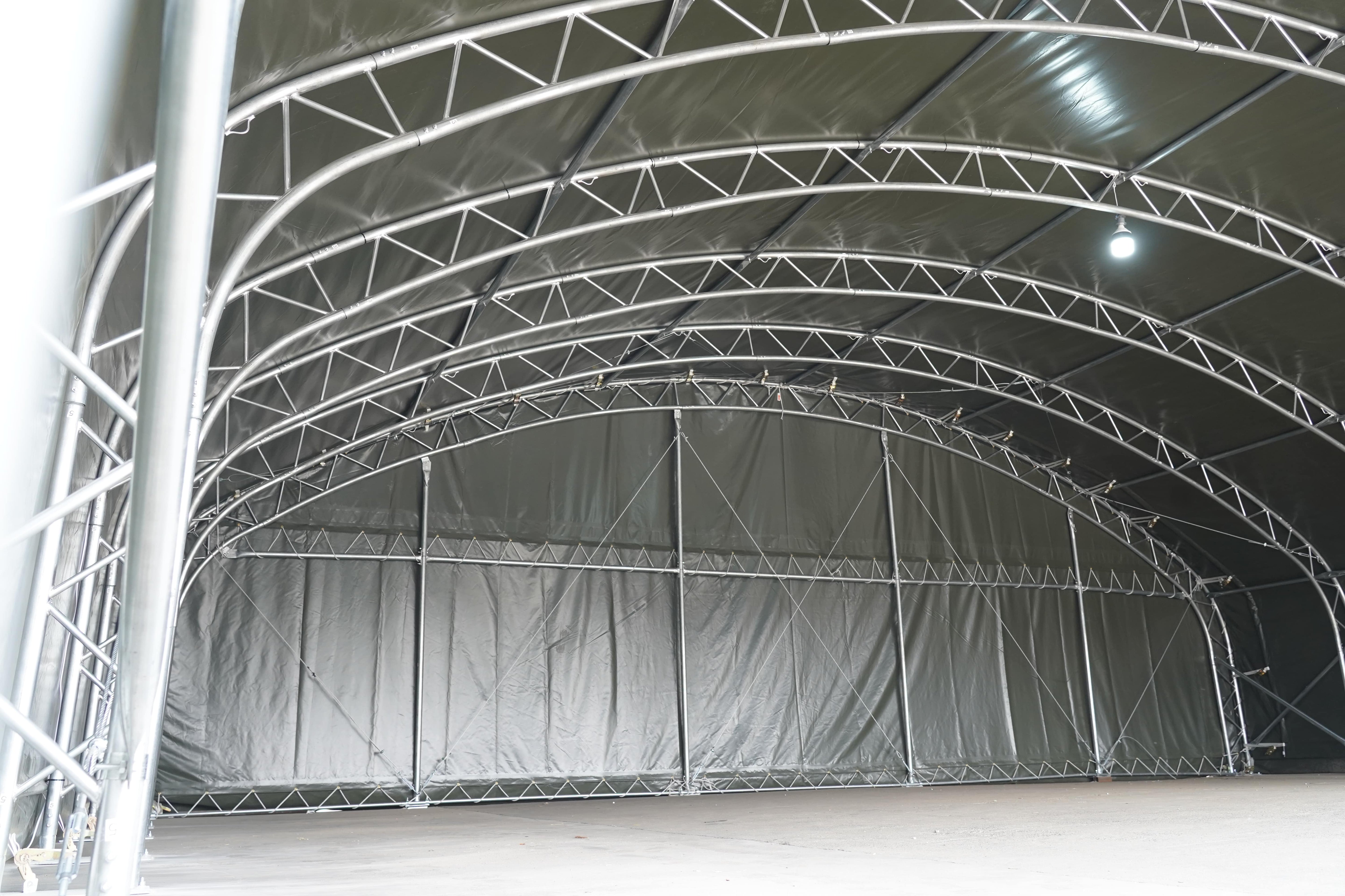 Hangar de aeronaves | Cinza