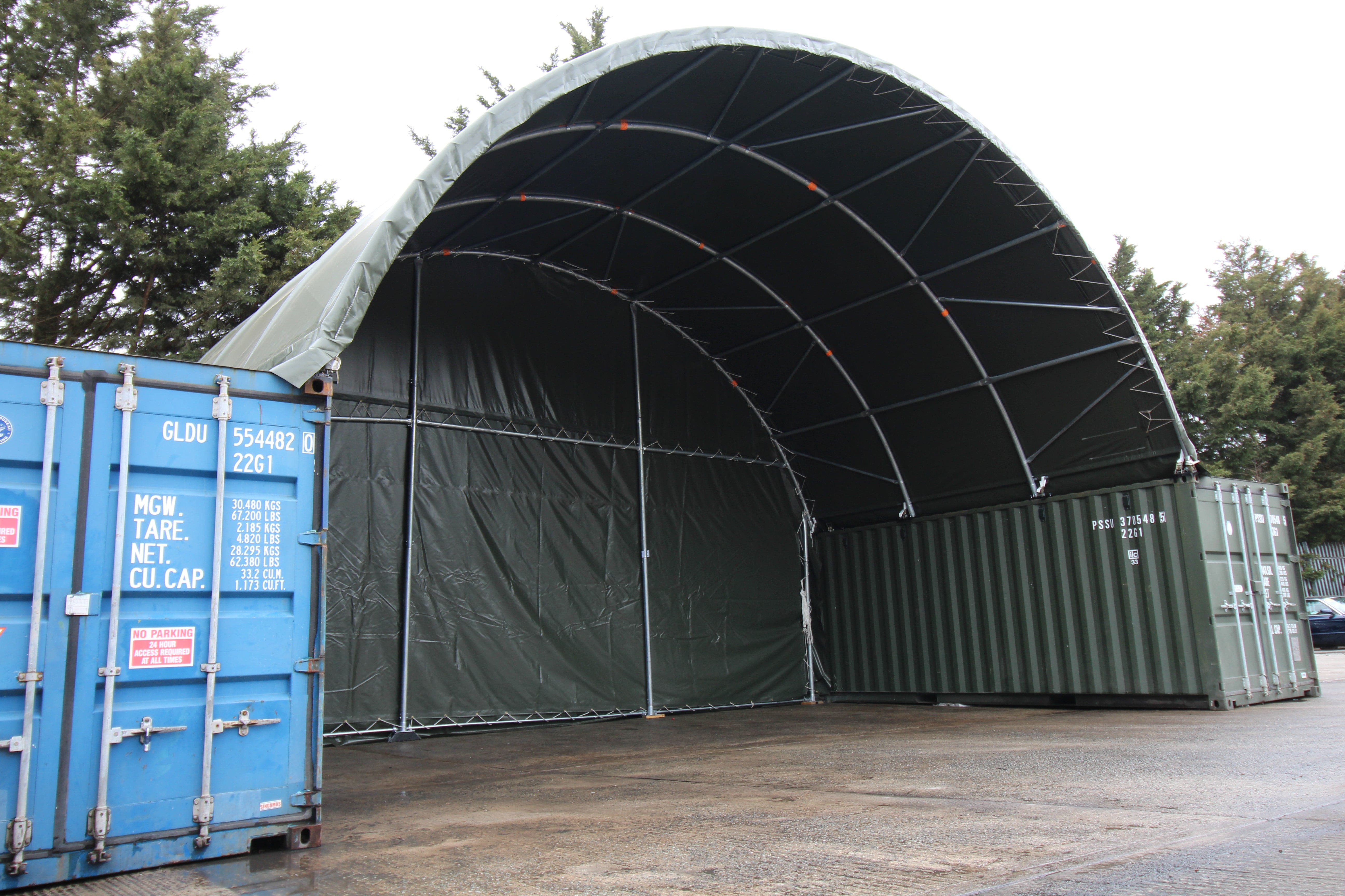 Container Canopies- 26ft x 20ft x 10ft (8m x 6m x 3m)