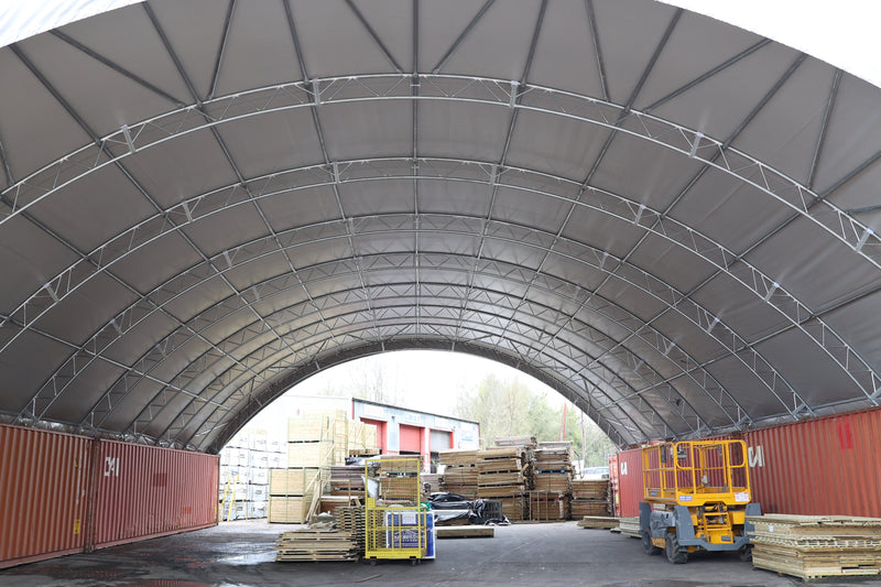 Abrigo de Contêiner - 60ft x 80ft x 20ft (18m x 24.3m x 6m)