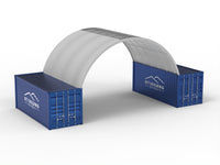 Coberturas para contentores - 26 pés x 20 pés x 10 pés (8m x 6m x 3m)