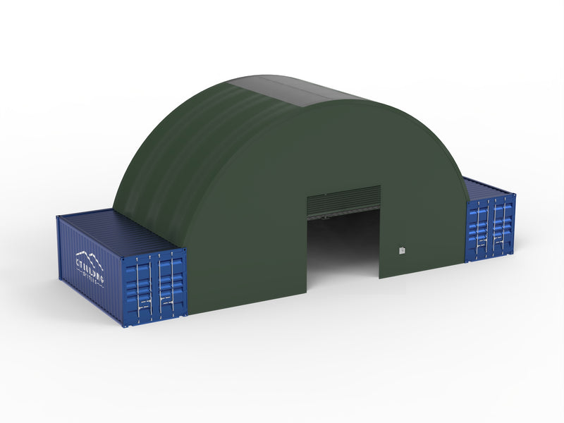 Coberturas para Contentores - 40ft x 20ft x 15ft (12m x 6m x 4,5m)