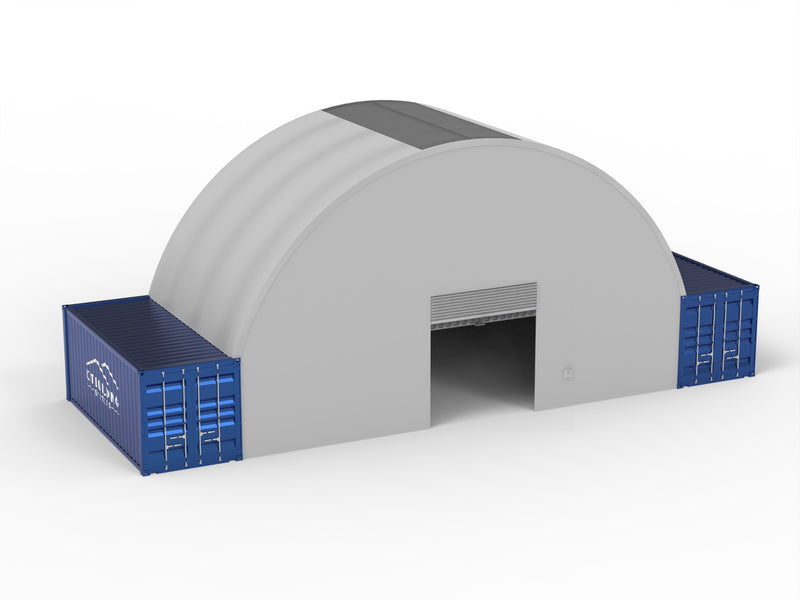 Coberturas para Contentores - 40ft x 20ft x 15ft (12m x 6m x 4,5m)