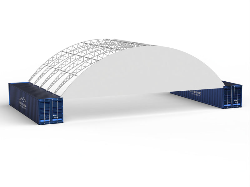 Abrigo de Contêiner - 60ft x 80ft x 20ft (18m x 24.3m x 6m)