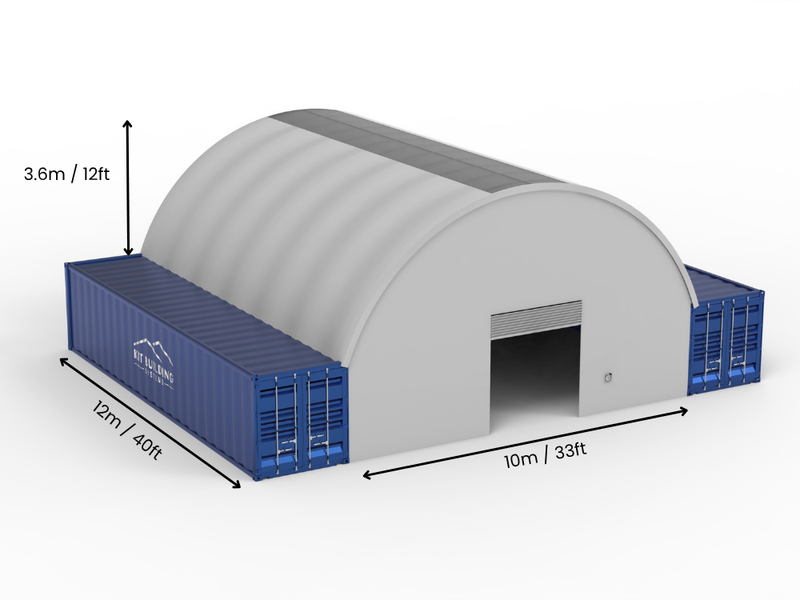 Coberturas para Contêiner - 33ft x 20ft x 12ft (10m x 6m x 3,6m)