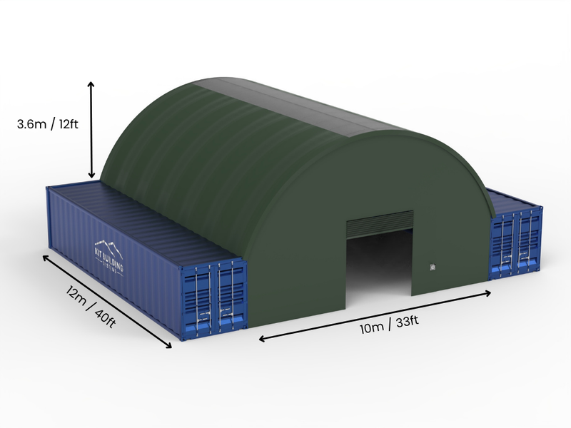 Coberturas para Contêiner - 33ft x 20ft x 12ft (10m x 6m x 3,6m)
