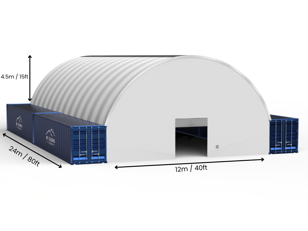 Coberturas para Contêiner - 40ft x 20ft x 15ft (12m x 6m x 4,5m)