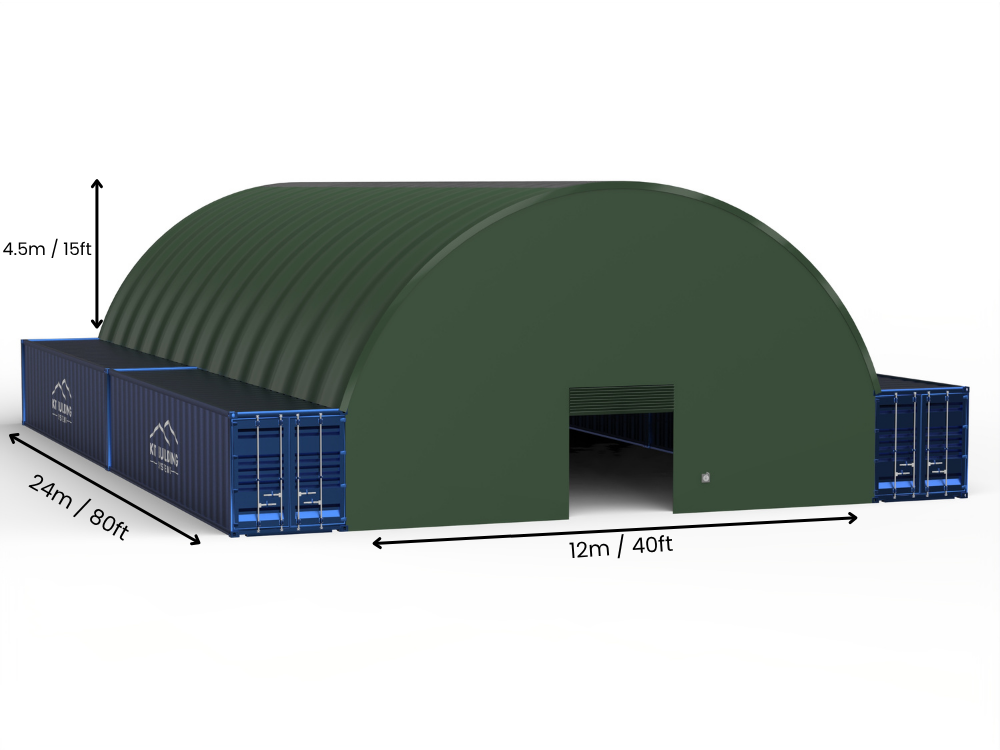 Coberturas para Contêiner - 40ft x 20ft x 15ft (12m x 6m x 4,5m)