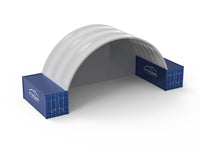 Coberturas para contentores - 40 pés x 20 pés x 15 pés (12m x 6m x 4,5m)