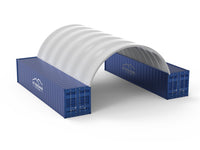 Coberturas para contentores - 26 pés x 40 pés x 10 pés (8m x 12m x 3m)