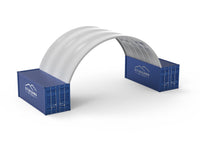 Coberturas para contentores - 33 pés x 20 pés x 12 pés (10m x 6m x 3,6m)